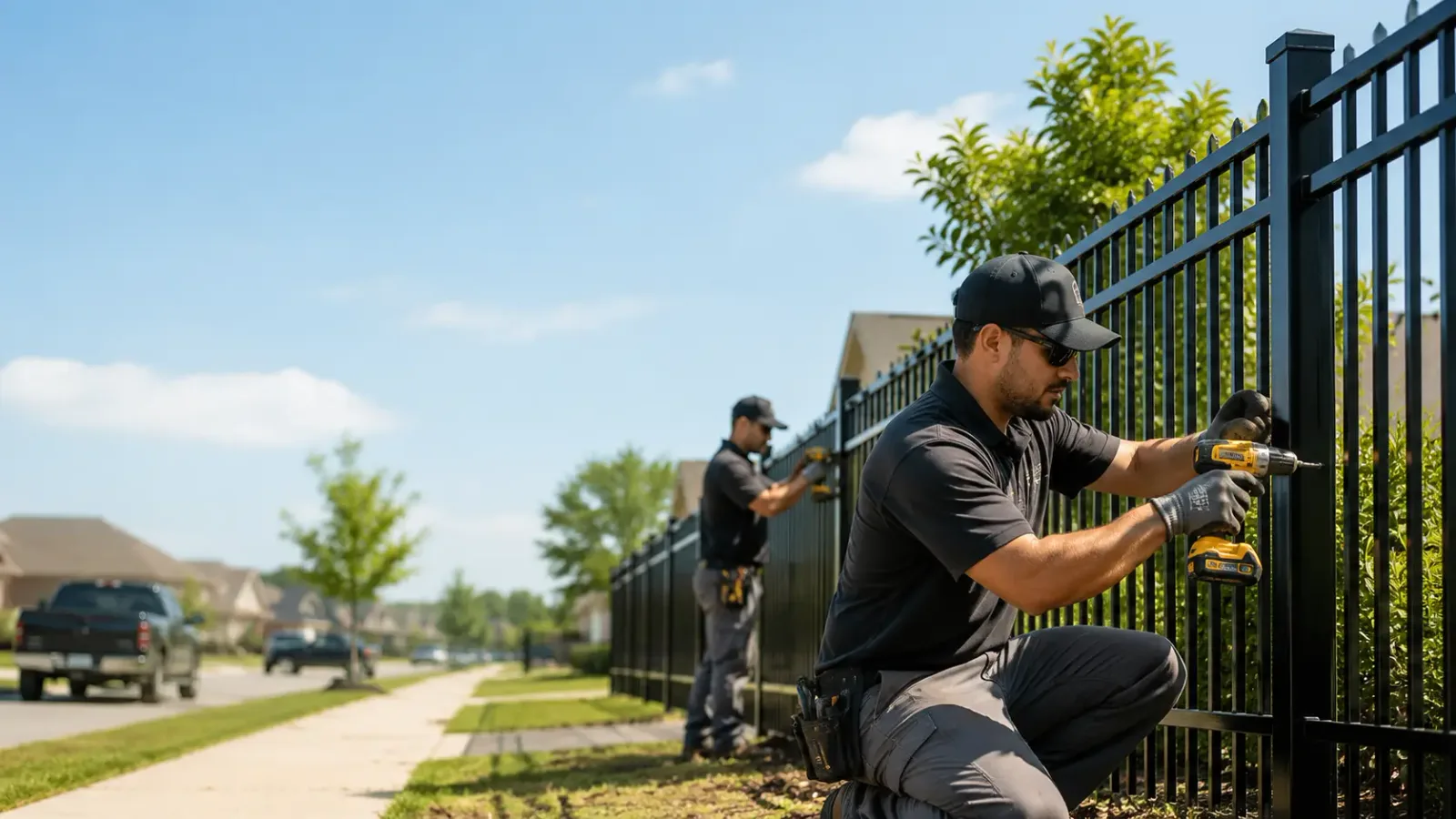 Metal Fence Installation in Rochdale, MA